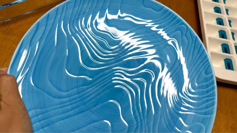 Ляган с текстурой волн 30см