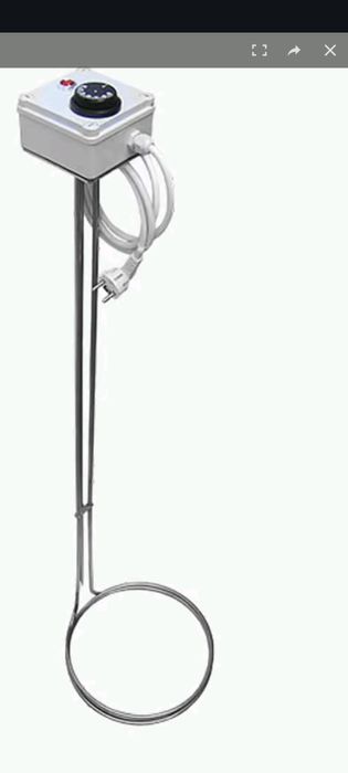 Pasteurizator electric cu termostat 2500W