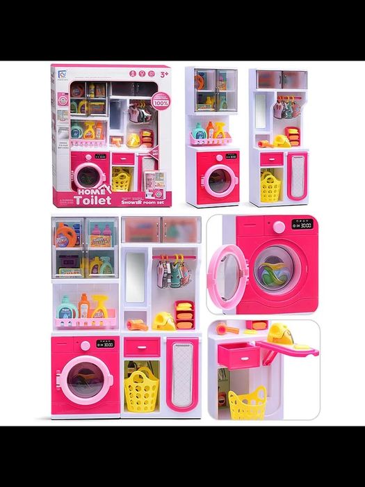 Bolalar uchun qiziqarli o'yinchoq to'plami tozalik burchagi