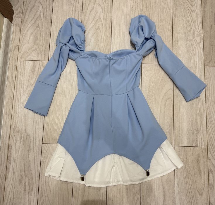 Дамска рокля в синьо М/Л