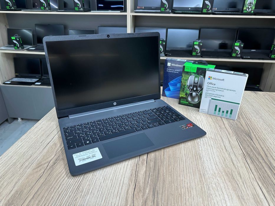 Ноутбук для работы HP Laptop 15 /Ryzen 3-3250U/8GB/256GB/Radeon
