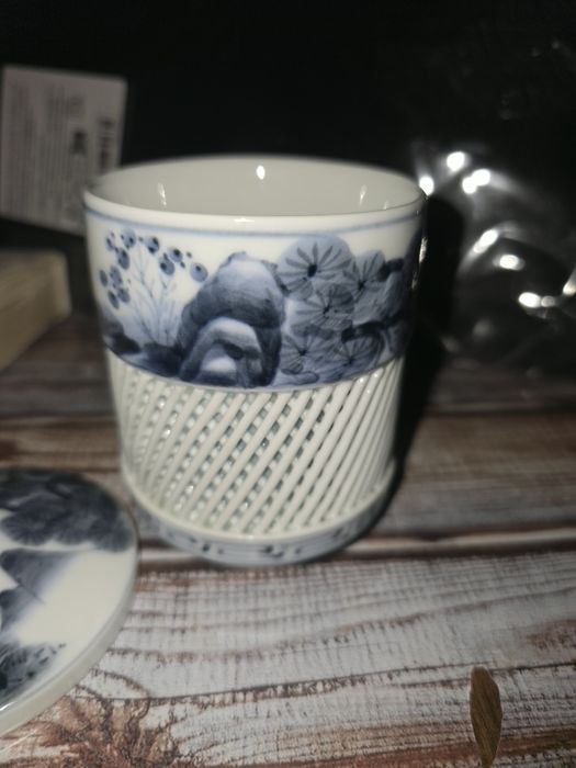 Японска порцеланова чаша , ръчна изработка. Италианска ваза