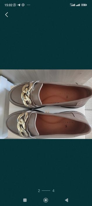 Лоферы натуралка 39р.