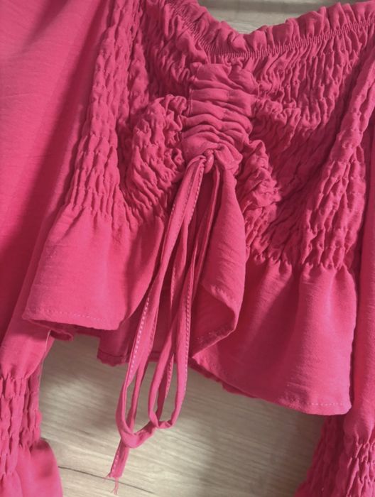 crop top roz de vara