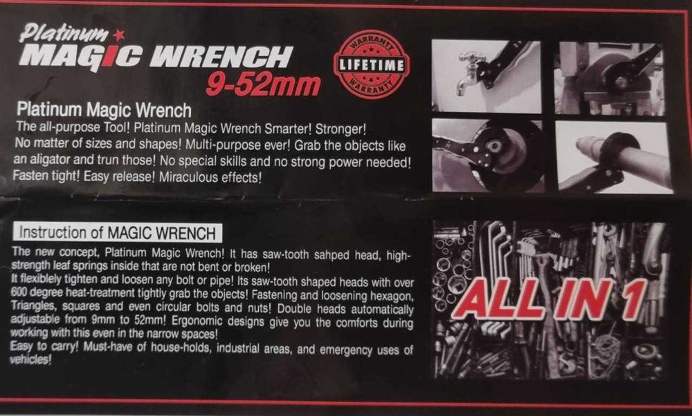 Универсальный ключ Magic Wrench