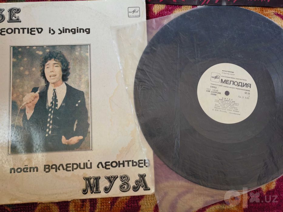 Виниловые пластинки.