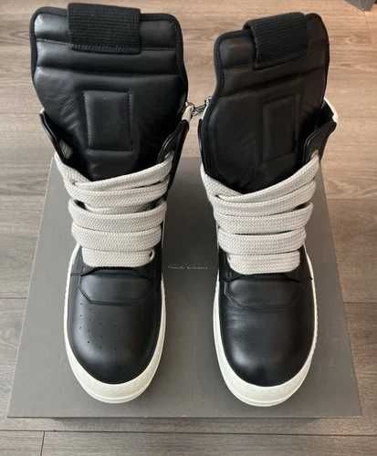 Sneakers Rick Owens Geobasket cu eticheta (nu Nike, Gucci, Adidas, Balenciaga)