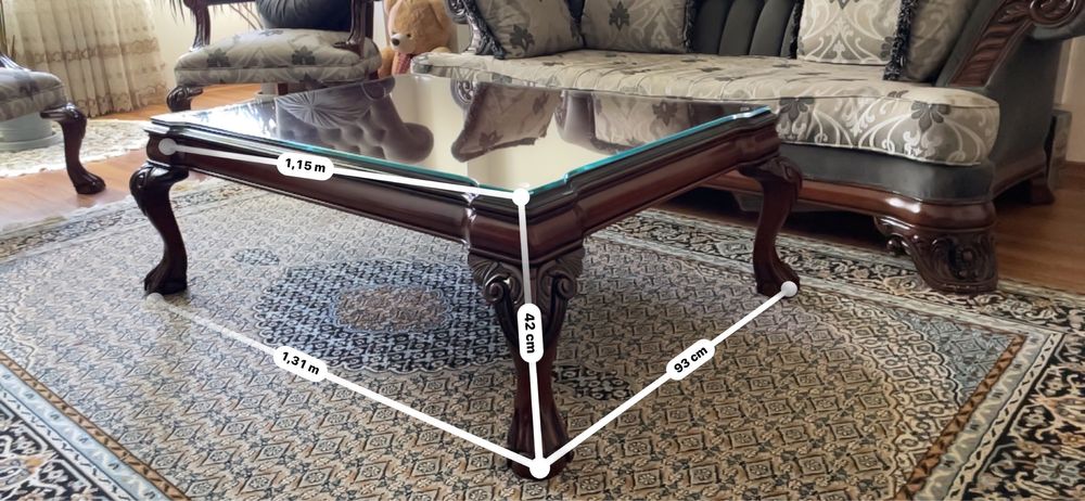 Холна Гарнитура от масивно черешово дърво