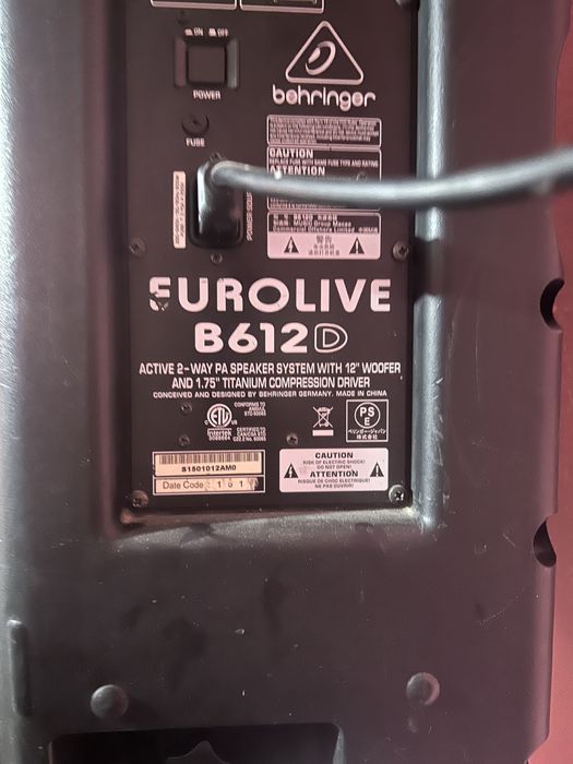 Boxa behringer B612 activa