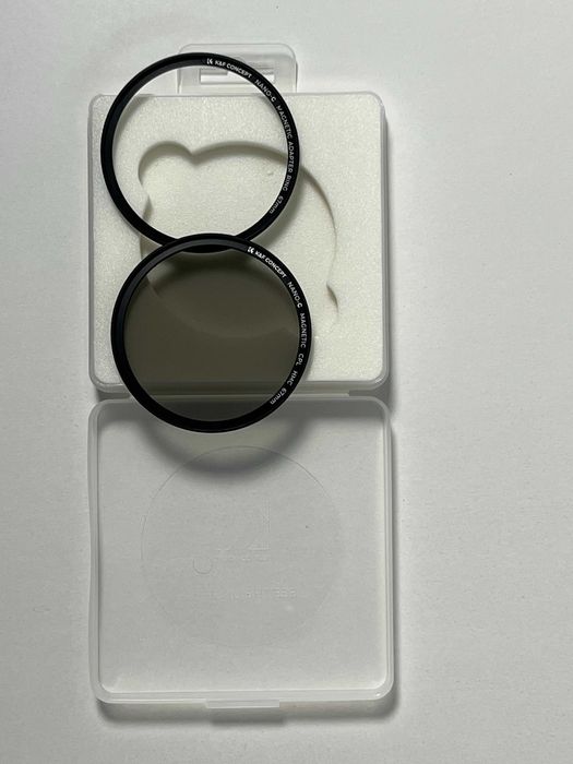 Filtru magnetic K&F Concept Nano-C CPL 67mm cu inel adaptor ca NOU