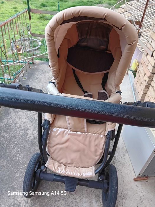 Бебешка количка  2 в 1 + подарък кошница 0 до 13кг