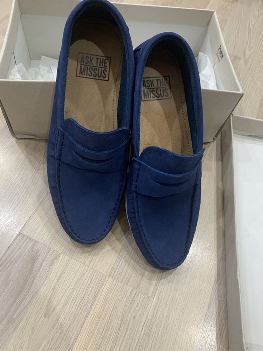 Нови мъжки обувки естествена кожа ASK THE MISSUS номерът е 41