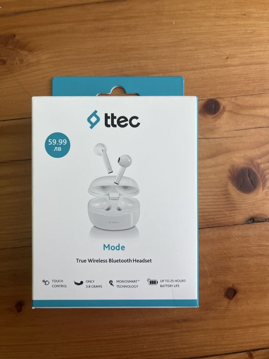 НЕРАЗПЕЧАТАНИ слушалки ttec