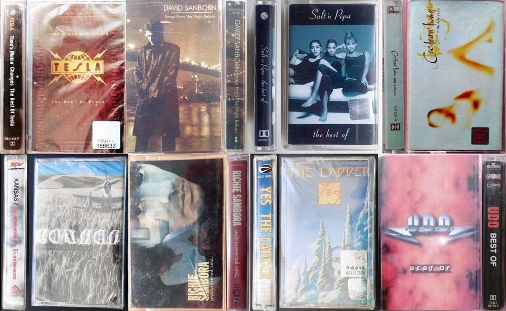 # 5 - Лицензни и оригинални аудио касети - разнообразна музика.