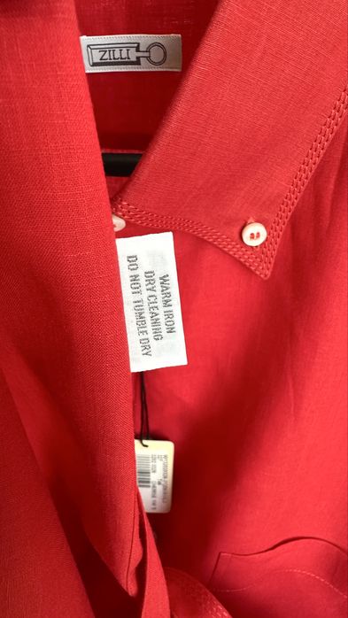 Мужская льняная рубашка ZILLI