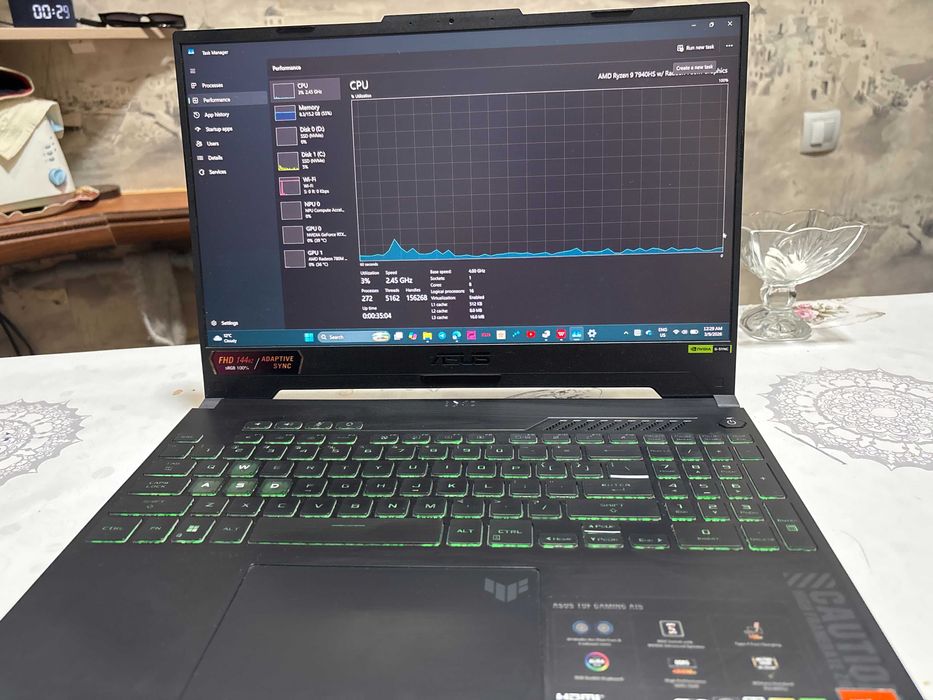 ИДЕАЛЬНОЕ состояние!!! Ноутбук — ASUS TUF Gaming A15 (FA507XU-MS94)