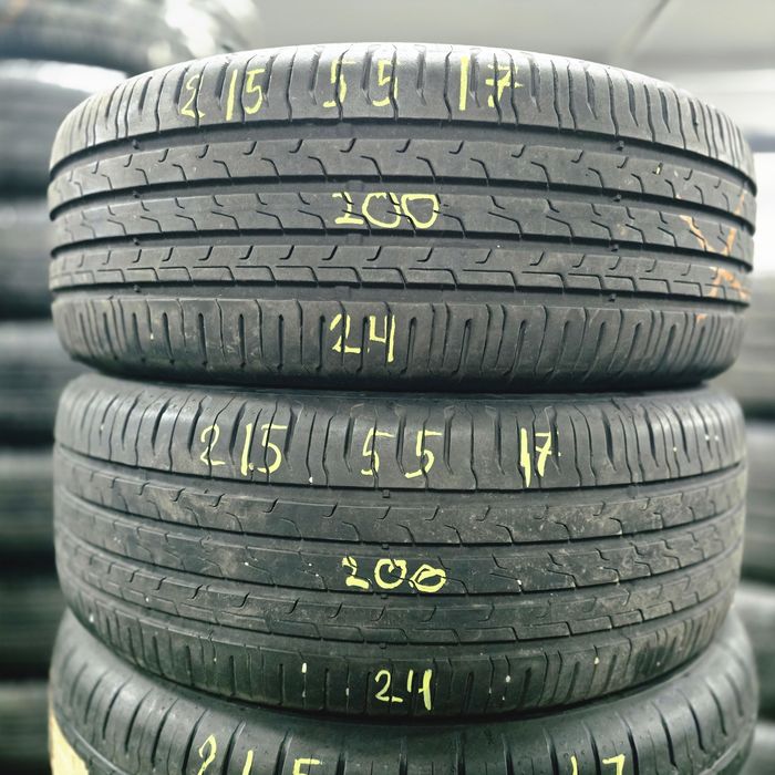 2x 215/55/17 VARA CONTINENTAL 2024 Stare excelentă