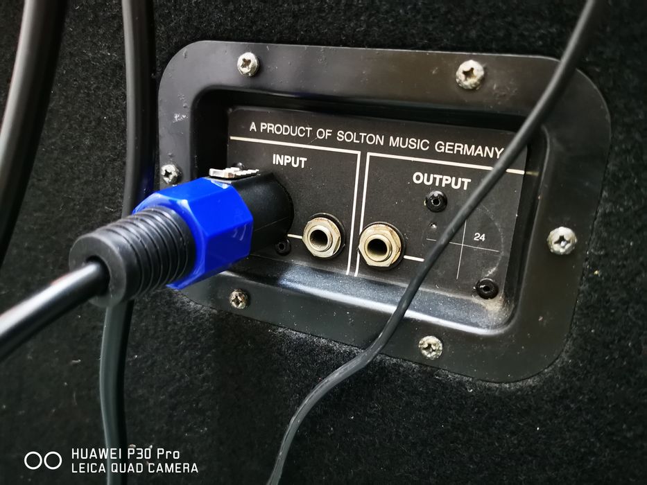 Subwoofer pasiv Solton, cu ieșire pentru sateliti