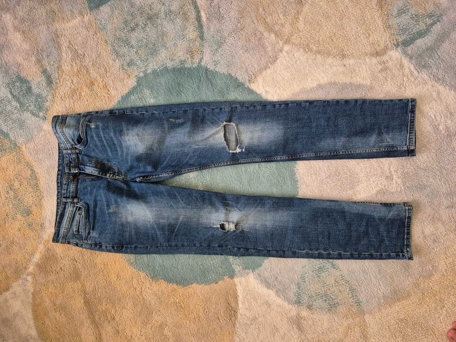 Чисто нови мъжки дънки Marcous Slim Fit (W29/L30) – Модерен нарязан ефект