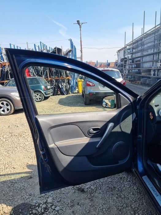 Usa Stanga Fata Dacia Sandero 2 2012 - 2016 Hatchback 4 Usi Bleu Cosmos TERPR (1472)