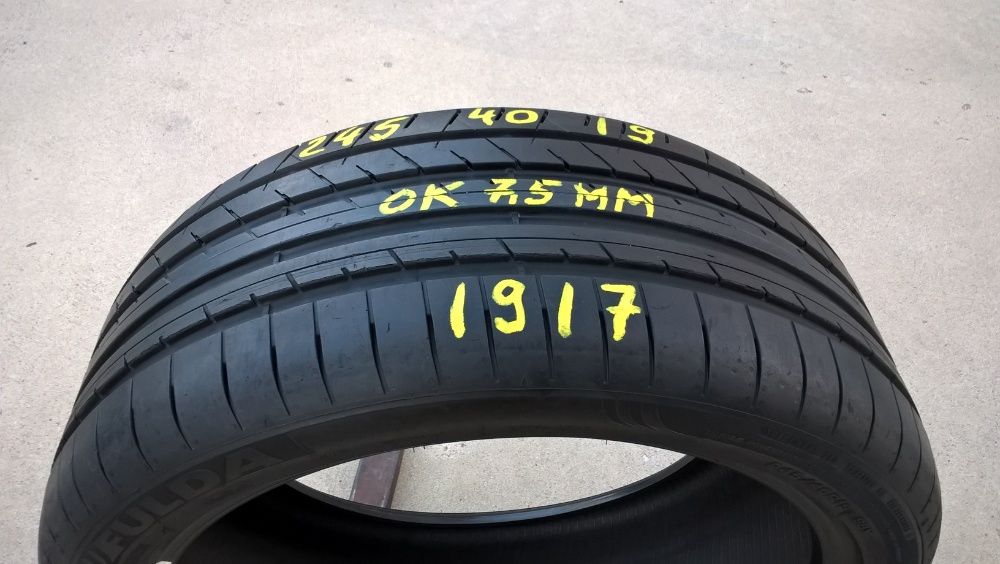 O anvelopa de vara 245 40 19 fulda sport control 2 profil 7,5 mm