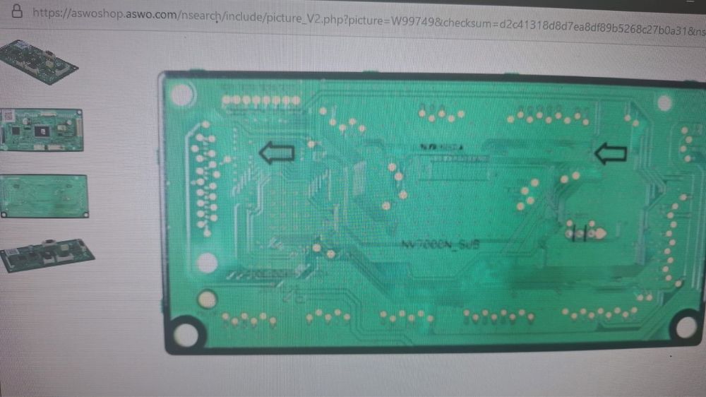 Placa electronica frontala pentru cuptor electric Samsung