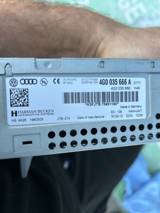 Unitate navigație Audi A7 2011,2012