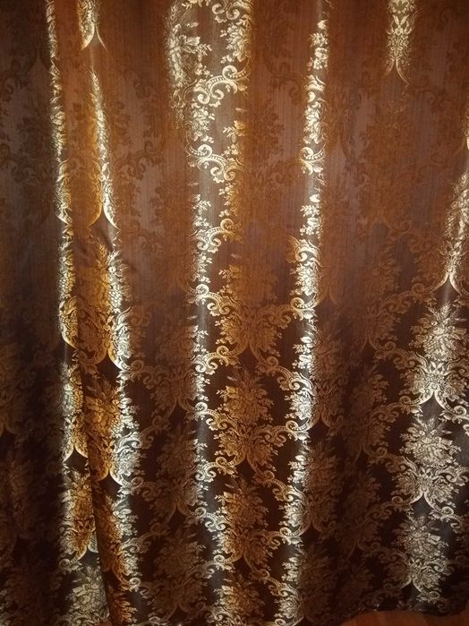 Шторы портьеры двухсторонний рисунок, плотные