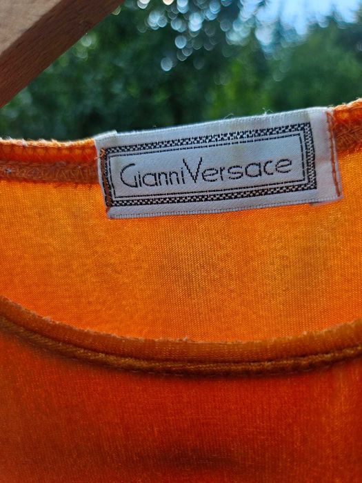 Винтидж Gianni Versace плюшена тениска