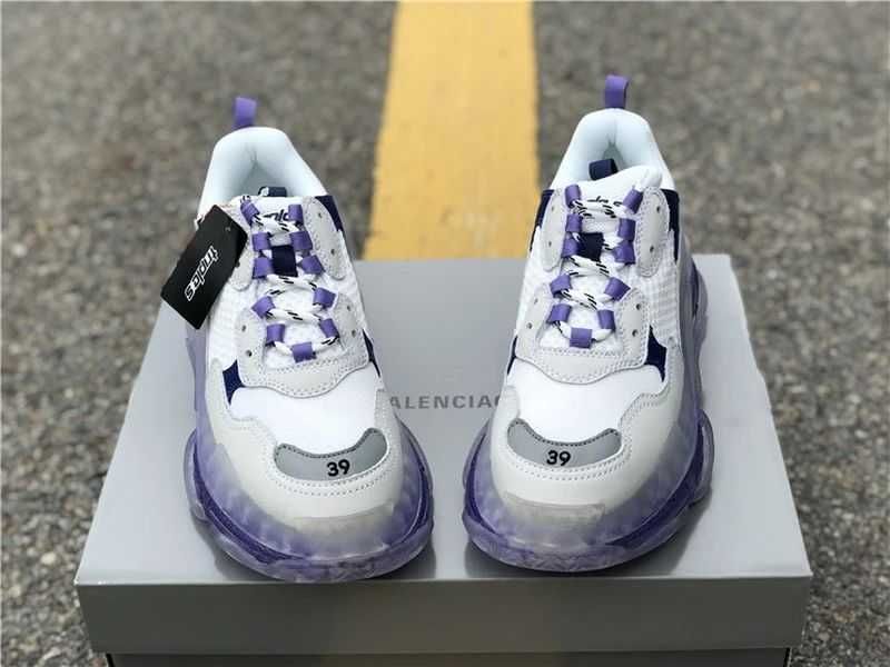 Balenciaga Triple S - White/Tan/Dark Grey