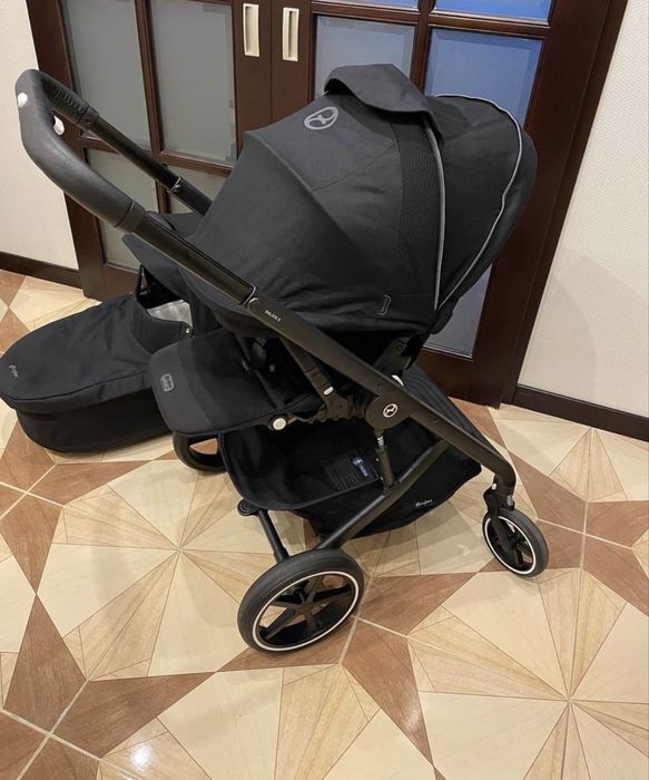 Бебешка количка Cybex Balios S Lux 2024 + зимен чувал + поставка за чаша