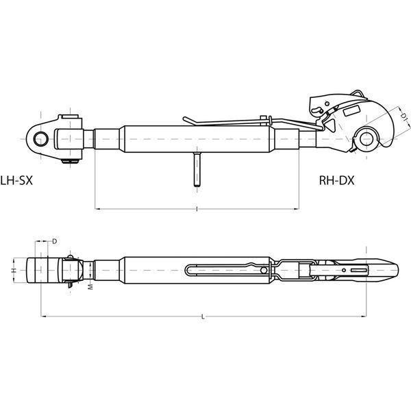 tirant central tractor categoria a 4-a