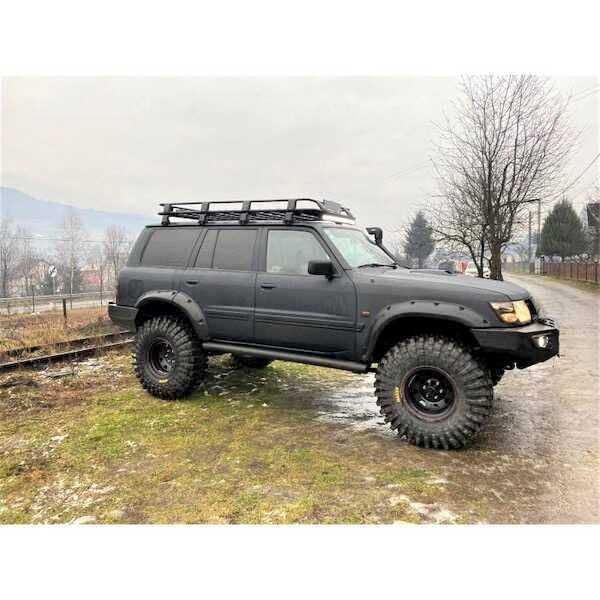 Предна Алуминиева броня Sandkat 4x4 - Nissan Patrol Y61 преди 2004 г.