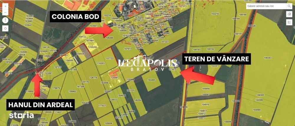 Parcele pentru Gradini / Relaxare / Constructii Usoare