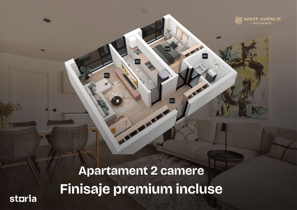 Apartament acces Militari/ 2 camere modern în complex privat — fotografia 1