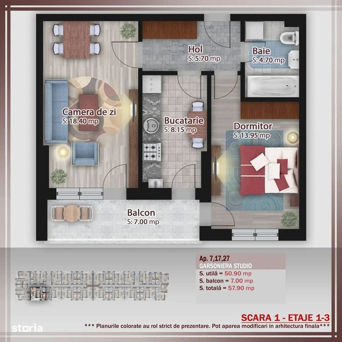 Apartament 2 camere Gura Putnei Pallady OFERTA PARCARE 5 min STB