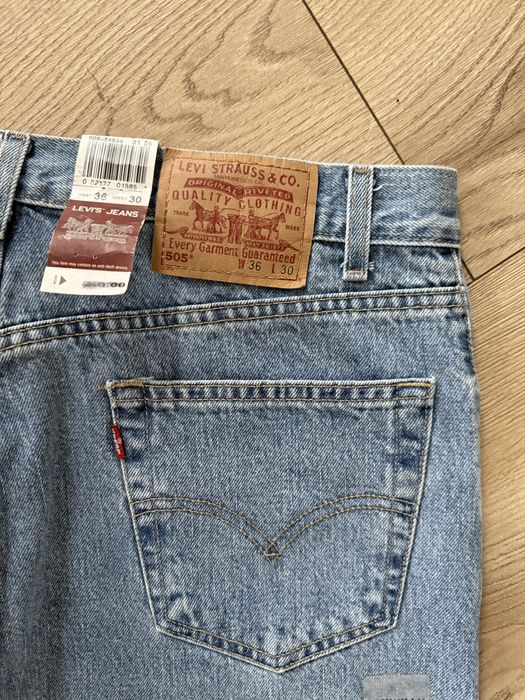 Blugi LEVIS 505 Albastru Barbati | Marime 36 x 30 (Talie 92 cm)