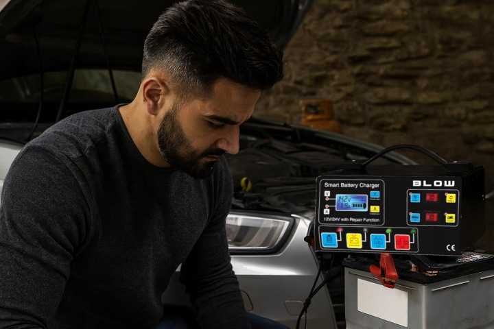 Умно Зарядно за акумулатор 12V/24V Start-Stop и Десулфатизация