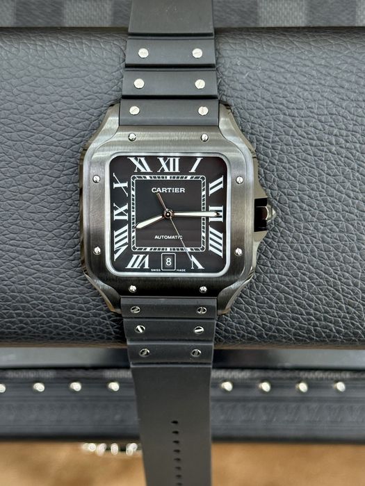 Cartier Santos Large Black