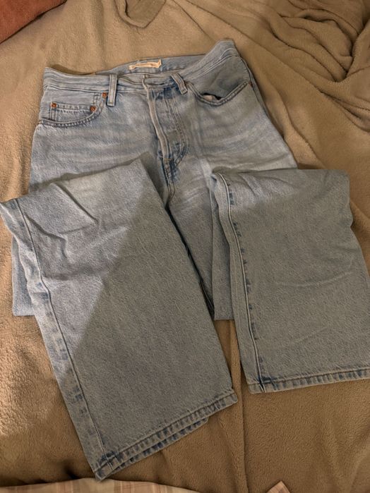 Оригинални дънки Levi’s Ribcage Straight Ankle – W27 L31