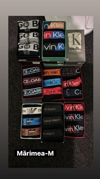 Boxeri Ck, D&G, EA7, Nike, Hugo Boss