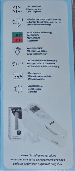 Termometru infraroșu auricular(nou în cutie)