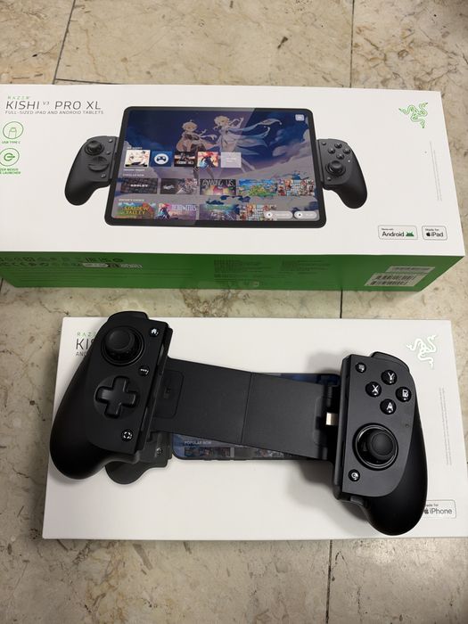 Controller razer kishi v3 si v3 pro xl pentru gaming de pe telefon si tableta android sau ios