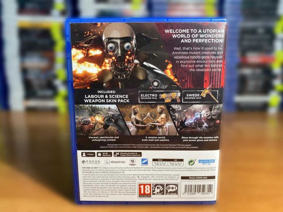 Atomic Heart PS5/ Атомик Пс5 Большой Выбор Дисков