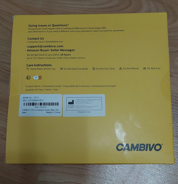 Ластични медицински (компресивни) чорапи XXL за разширени вени)