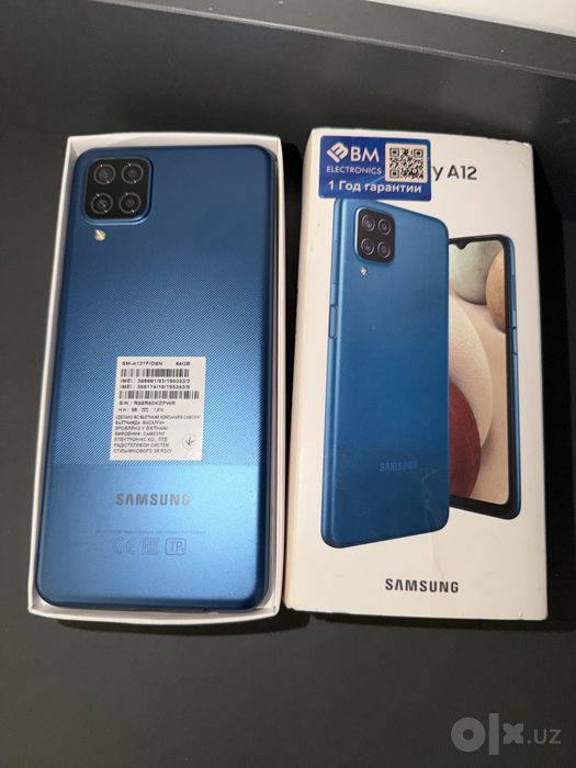 Samsung A12  yengidek kop ishlatilmagan hech qanaqa defekti yoq  zór