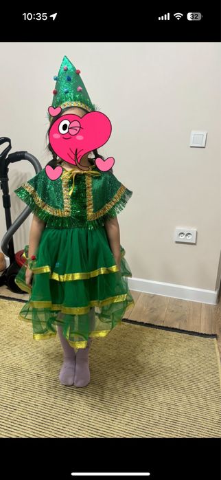 Платье елочка для девочки