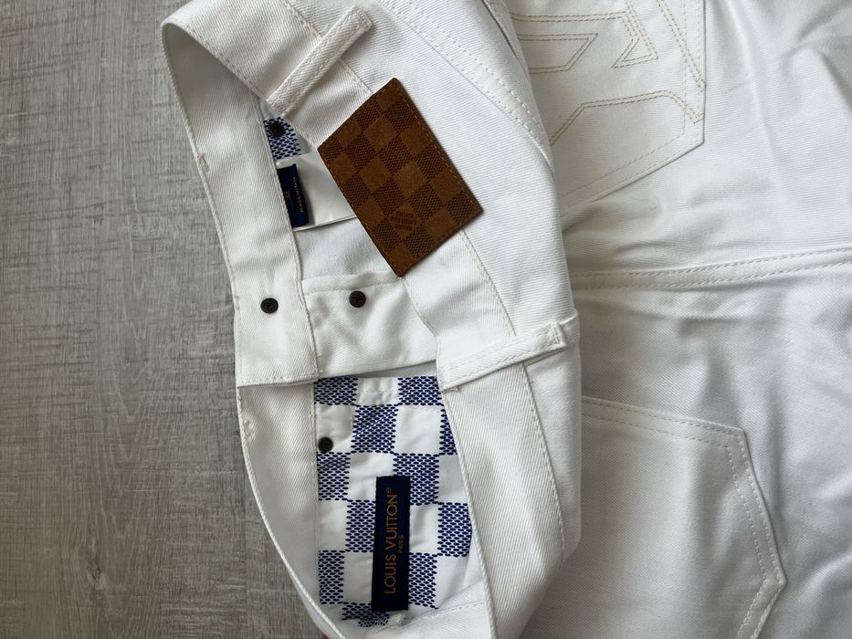 Къси дънки Louis Vuitton