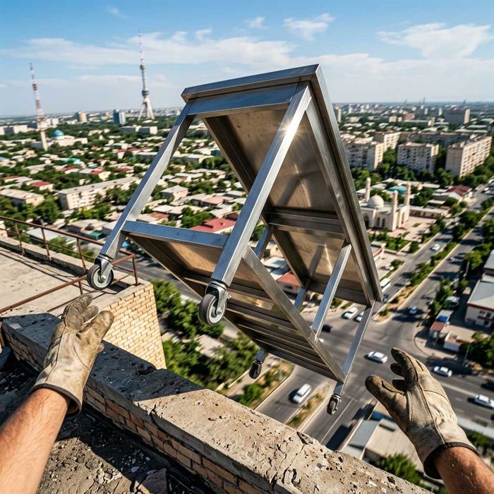 Стол для теста и выпечки. Идеальная Нержавейка Nerjaveyka для пекарни