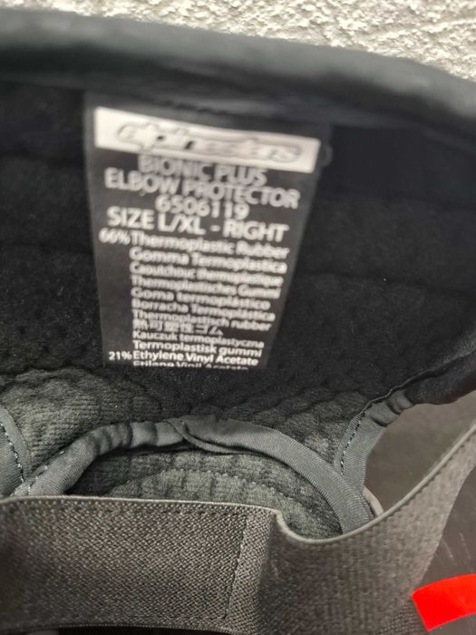 Налакътници Bionic Plus Elbow Protectors ALPINESTARS, размерL/XL Нови!